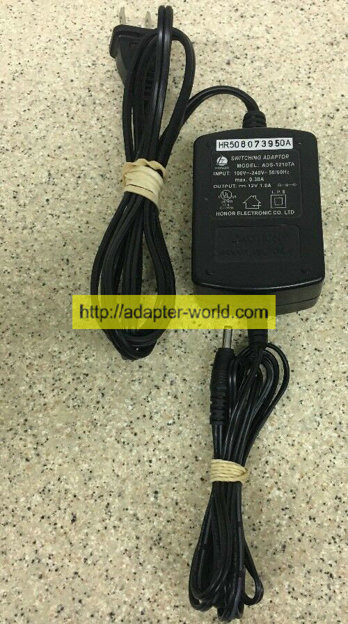 *100% Brand NEW* Honor ADS-1210TA - 12 V 1A Switching AC Power Adapter Power Supply